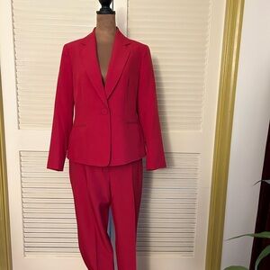 Elegant Red Women's Suit